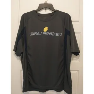 Photo of California Golden Bears Performance Shirt Mens Large Gray Paw Athletic T Shirt