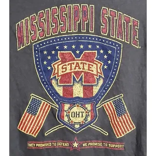 Photo of Colosseum Mississippi State Bulldogs OHT Shirt Mens XL Gray Short Sleeve Tee