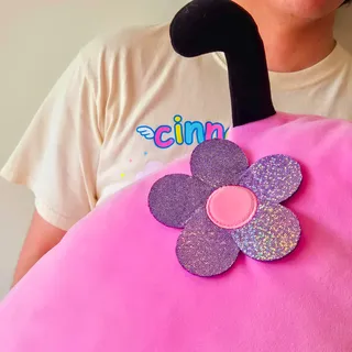 Photo of Squishmallows Leonie the Pink Bumblebee 22" Jumbo Plush Purple Wings
