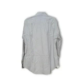 Photo of Calvin Klein Mens Button-Down Shirt 16-1/2 34/35 Striped White Long Sleeve