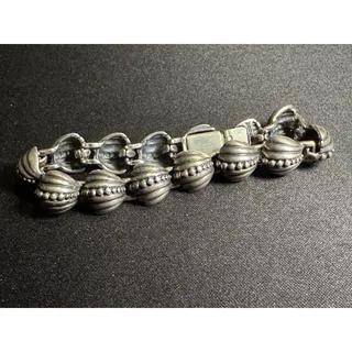 Photo of Vintage 43g 925 Sterling Silver Rare Monet Bracelet 6.5