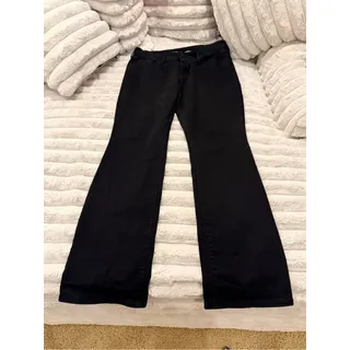 Photo of Size 14 Tall Women's Black Flared Jeans