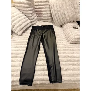 Photo of Old Navy Active XLT Black Faux leather leggings