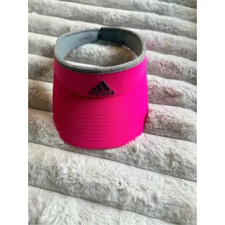 Photo of adidas Hot Pink Visor with Gray Trim