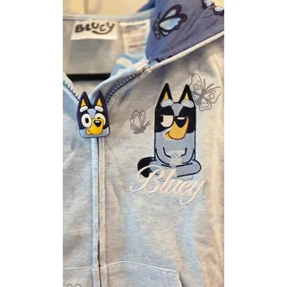 Photo of NWT Bluey Girls Zip-Up Hoodie S 6/6X