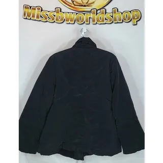 Photo of Jones New York Black Winter Coat with Zipper and Side Pockets Size XL