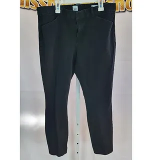 Photo of Gap Signature Skinny Black Ankle Khaki Pants Size 12