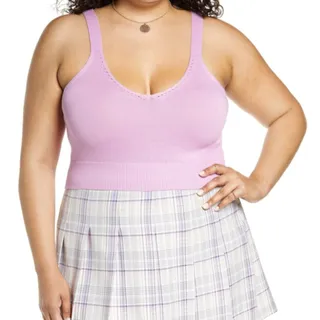 Photo of Bp. Everyday Sweater Tank in Purple, Size 1X