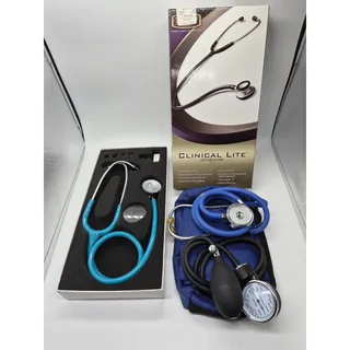 Photo of 2 Prestige Medical Clinical Lite Stethoscope & 1 Aneroid Blood Pressure Cuff Kit