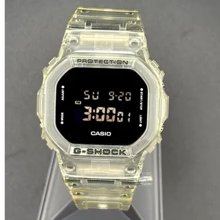 Photo of Casio G-Shock DW-5600SKE-7 Skeleton Clear Resin Digital Unisex Retro Watch