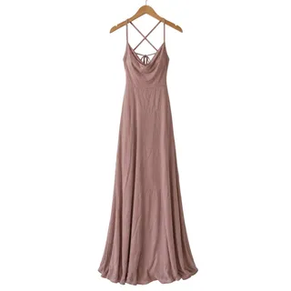 Photo of Show Me Your Mumu Rose Godshaw Goddess Cross Back Maxi Dress NWT Size Lg
