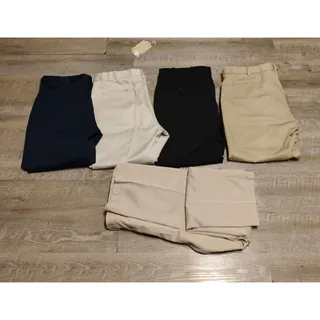 Photo of lot of 5 Haggar, Dockers, IZOD, Alan Flusser Men's Pants Sz 40X30,32 multico