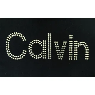 Photo of Calvin Klein Black Logo Studded Turtleneck Sweater Womens Size XL