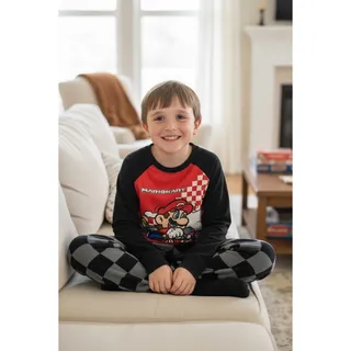 Photo of Mario Kart Pajama Set – Size S (6/7) Long Sleeve & Pants