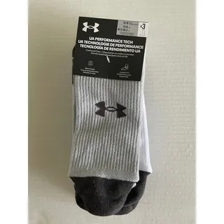 Photo of 3 Pair Under Armour Run Cushion Mid Crew Athletic Socks Size XL NEW