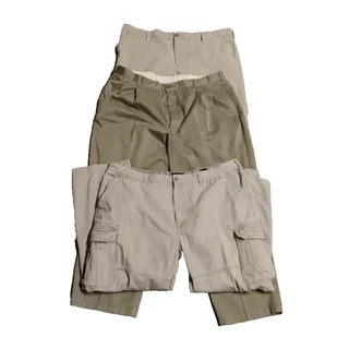 Photo of lot of 3 L.L. Bean, Redhead, Dockers Men's Pants Size W44-46X30,32L tan