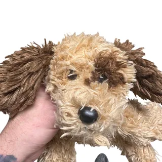 Photo of VTG Ty Classic Roscoe Puppy Dog 9" 2007 Shaggy Brown Tan Buddy Floppy Eye