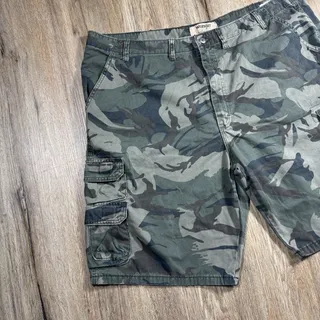 Photo of Wrangler Cargo Pants Mens 46 Camo Camouflage Military Utility Workwear Cotton