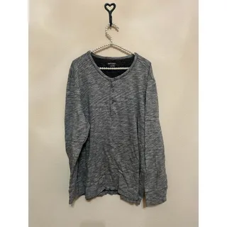 Photo of Untuckit Mens Size XXL Shirt Gray Long Sleeve Cotton Top Casual Grey Classic Tee