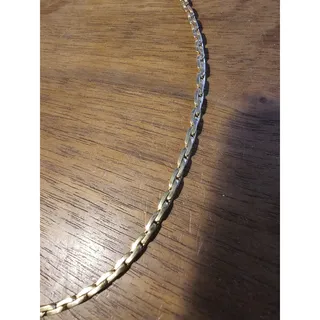 Photo of Vintage/1990's Unisex 18 Inch Gold Tone Rope Chain Necklace w/Barrel Closure