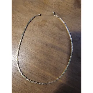 Photo of Vintage/1990's Unisex 18 Inch Gold Tone Rope Chain Necklace w/Barrel Closure