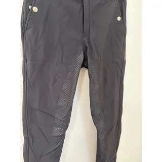 Photo of Horze Pants Women's Size 32 Full Grip Riding Tights Black Horseback Trousers