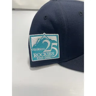 Photo of Colorado Rockies 25th Anniversary 1993-2018 New Era Fitted Cap 7 5/8 RARE COLOR