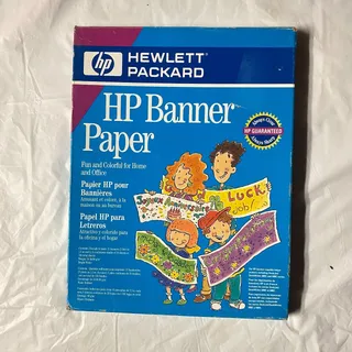 Photo of HP Banner Paper for Inkjet Printers - Make your own Banners NEW