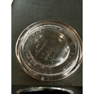 Photo of Antique Clyde Glass Works Clyde NY Glass Fruit Jar Insert Lid c1895-1915