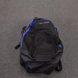 Photo of DeMarini Baseball Equipment Backpack Mens One Size Black Blue Bat Compartment