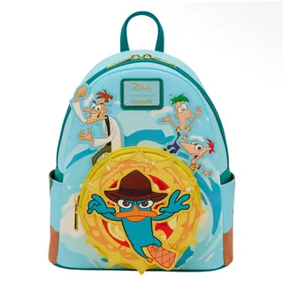 Photo of Bring the unforgettable adventures of Phineas and Ferb everywhere you go with this officially licensed Loungefly Disney mini backpack!