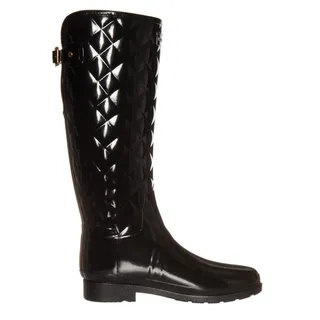 Photo of Hunter Women's Refined Adjustable Quilted Slim Fit Tall Rain Boots 11