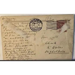 Photo of Palazzo di Giustizia Roma Italy Postcard Divided Back Posted Vintage Photo 1925
