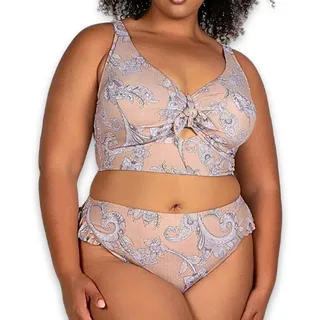Photo of Artesands Vermeer Bikini Bottom Floral Print High-Waisted Multicolor W US 14 NWT