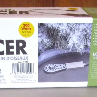 Photo of Bird Bath De-Icer API Model 300 Thermostatic Winter Heater 200 Watt Auto Shutoff