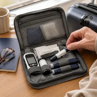 Photo of Diabetes Travel Case / Bag / Pouch for Insulin Supplies (Empty)