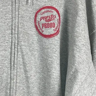 Photo of Men's graphic  full zip hoodie  XL size