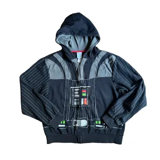 Photo of Disney Store Star Wars Darth Vader Costume Hoodie Full Zip Boys M Black