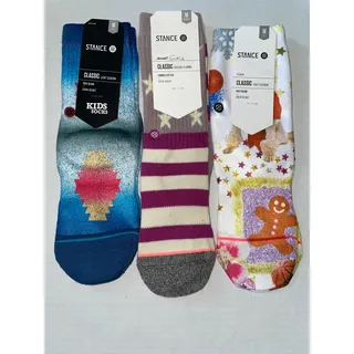 Photo of Stance BYU Cosmo Brigham Young University Mascot Crew Socks Navy Small NEW