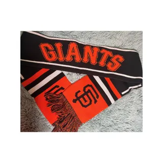 Photo of San Francisco Giants Black & Orange Baseball Scarf