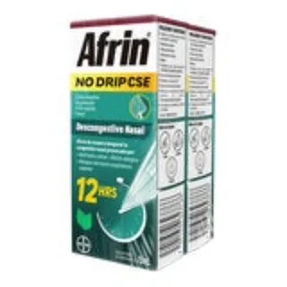 Photo of Afrin No Drip, Oxymetazoline Nasal Suspension 0.5mg/ml 2 pieces with 15ml each