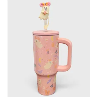 Photo of Disney Minnie Cutie Ghost Pink Tumbler 30 oz & Ears Headband Halloween Set NWT