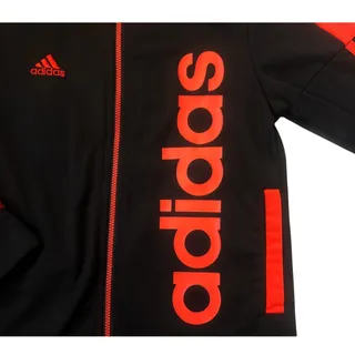 Photo of Adidas Black/Orange Active Full-Zip Sweatshirt Boys Size 6