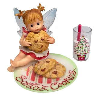 Photo of My Little Kitchen Fairies Santas Cookies Fairie Milk Figure Acrylic Fairy Wings