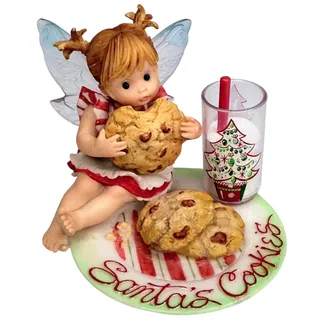 Photo of My Little Kitchen Fairies Santas Cookies Fairie Milk Figure Acrylic Fairy Wings