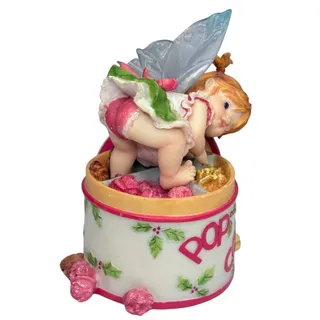 Photo of My Little Kitchen Fairies Popcorn Tin Fairie Christmas Figure Acrylic Fairy Wing