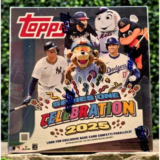 Photo of 2025 Topps Series 1 Baseball Celebration Mega Box MLB Factory 224 Cards ~ SEALED