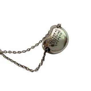 Photo of Tiffany & Co Elsa Peretti Small Bean Necklace - 18" Chain