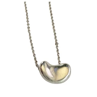 Photo of Tiffany & Co Elsa Peretti Small Bean Necklace - 18" Chain