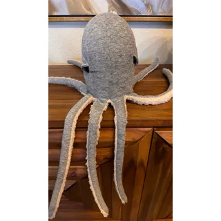 Photo of BigStuffed Small Original Octopus Gray Designer Plush 24”